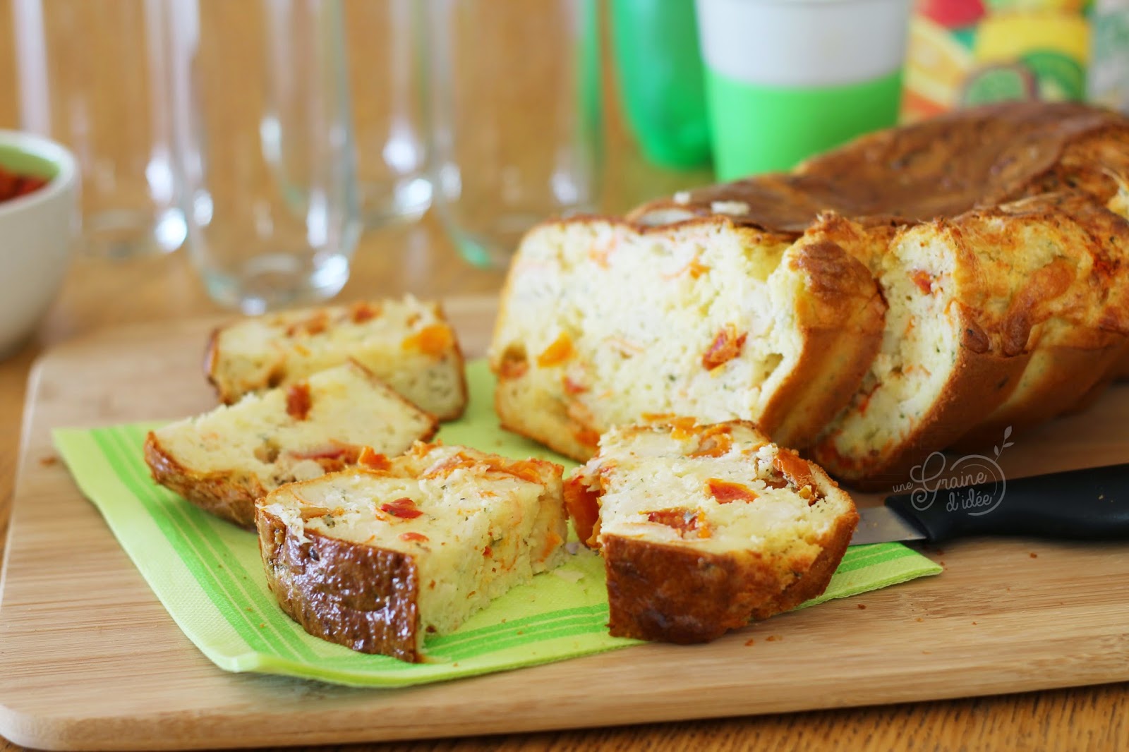 Cake au Surimi, Boursin Cuisine & Tomates Séchées | Une Graine d'Idée