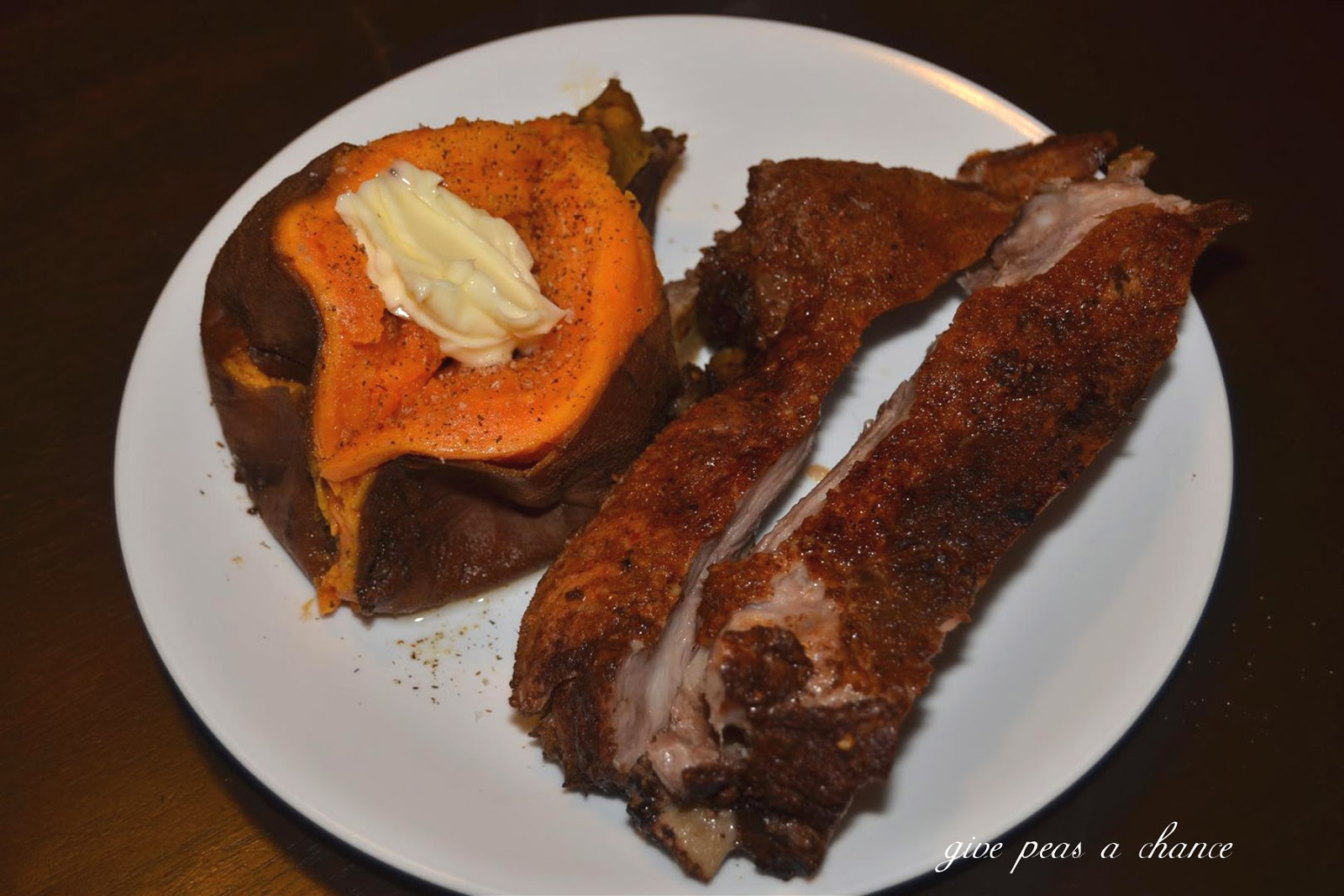 Give Peas a Chance 3 Ingredient Meat and Potatoes (Crock pot)