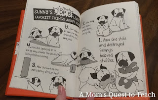 A Mom's Quest to Teach: Book Club: Pug Pals – Such an adorable book about two pugs and the toy bunny they both want to play with. Plus two crafts to accompany the book. #pugs #crafts #paperbagpuppets #bunny #kidscrafts #books