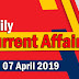 Kerala PSC Daily Malayalam Current Affairs 07 Apr 2019