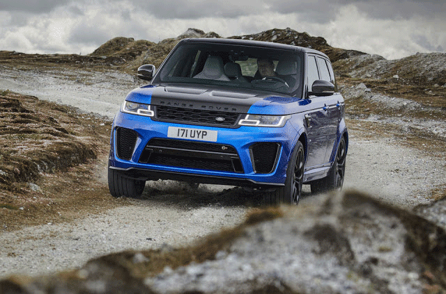 2018 Range Rover Sport SVR Engine & Acceleration Range Rover Sport SVR 0-60 mph