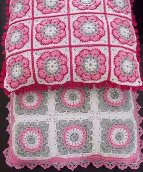 Beautiful Skills Crochet Knitting Quilting African Flower Square
