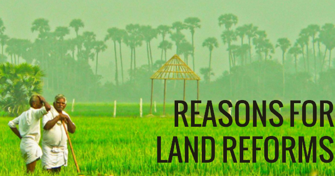 Land reforms in india yojana image