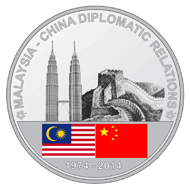 China Malaysia coin