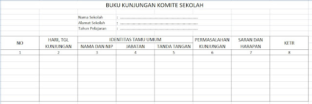 Download Format Buku Kunjungan Komite
