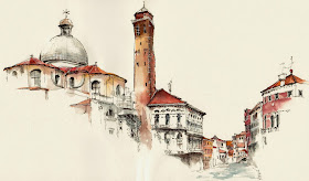 12-Italy-Venice-Sunga-Park-Surreal-Fantasy-of-Dream-Architectural-Paintings-www-designstack-co