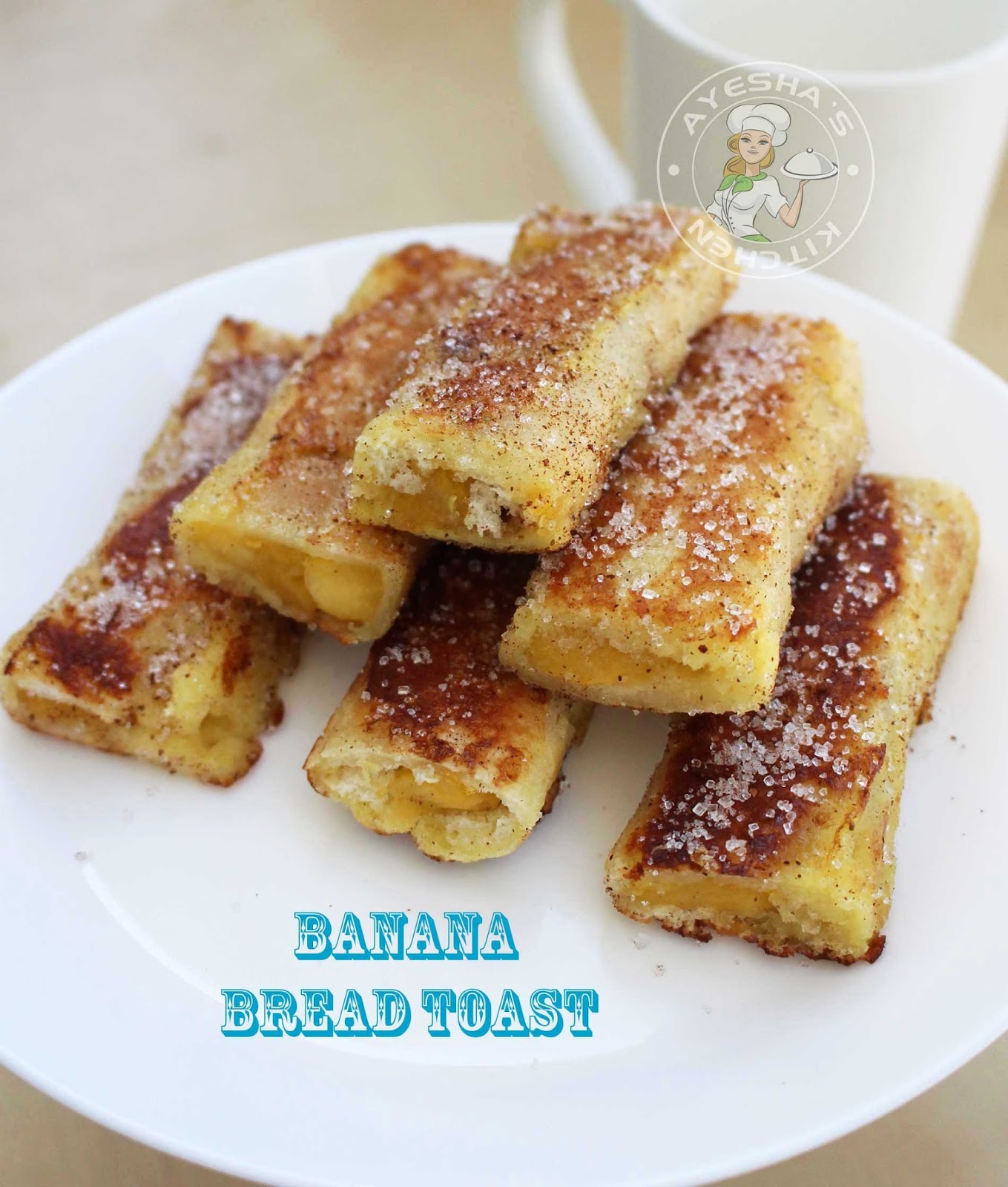 EASY BREAD SNACK BANANA BREAD TOAST indian-snacks-recipes-216-evening-snacks
