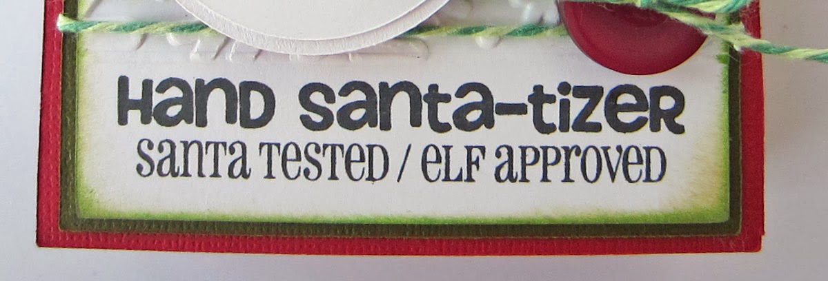 Luv 2 Scrap N Make Cards Hand Santa tizer Packages