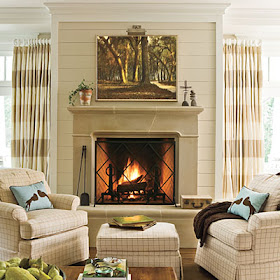 From My Front Porch To Yours Planked Fireplace Inspiration Pic Southern Living