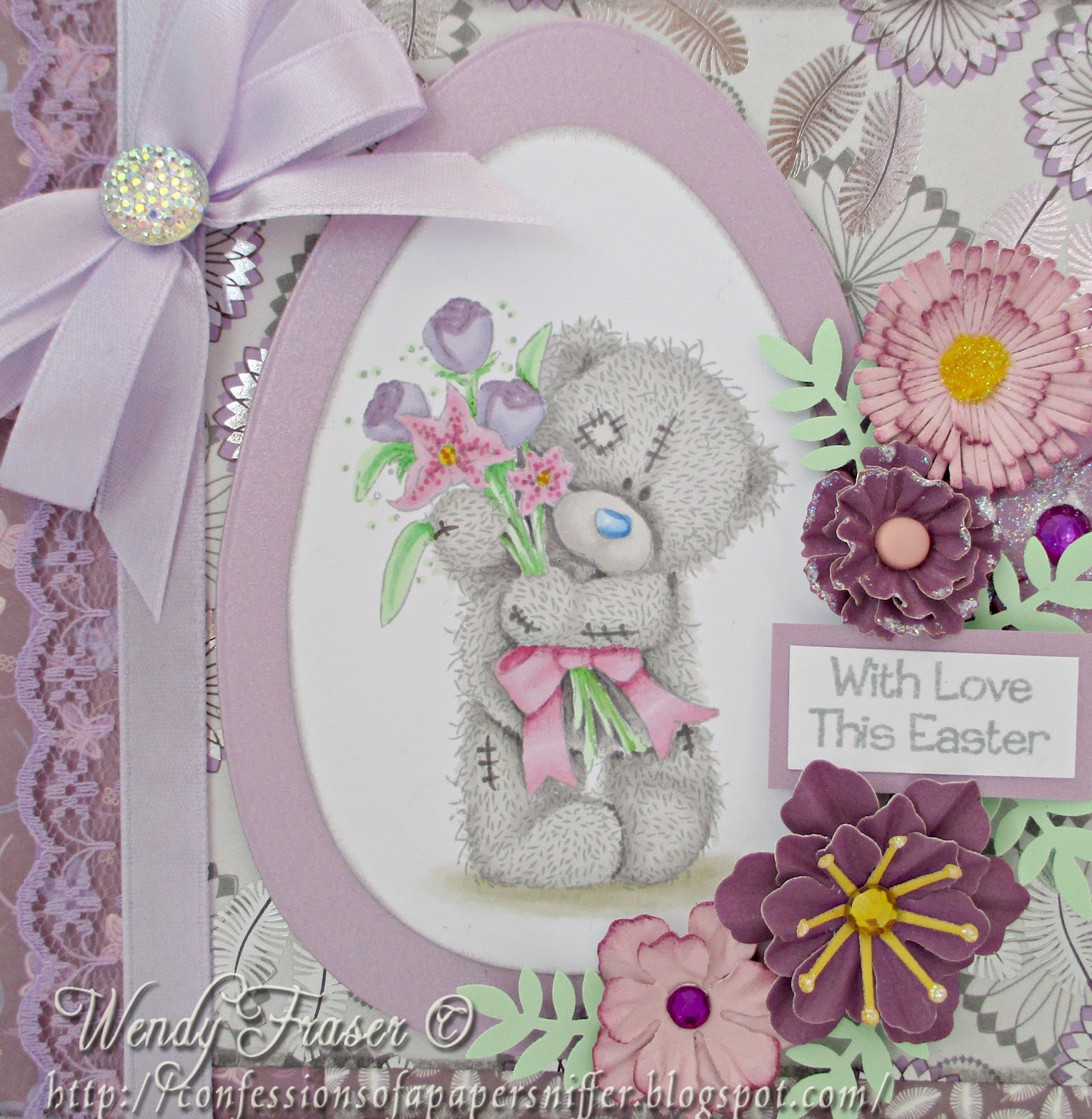 Confessions of a Papersniffer: Tatty Teddy Easter Card