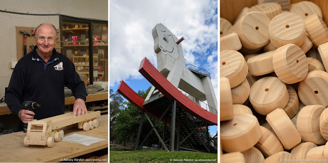 The Toy Factory and the Big Rocking Horse in Gumeracha, South Australia The Toy Factory and the Big Rocking Horse in Gumeracha, South Australia