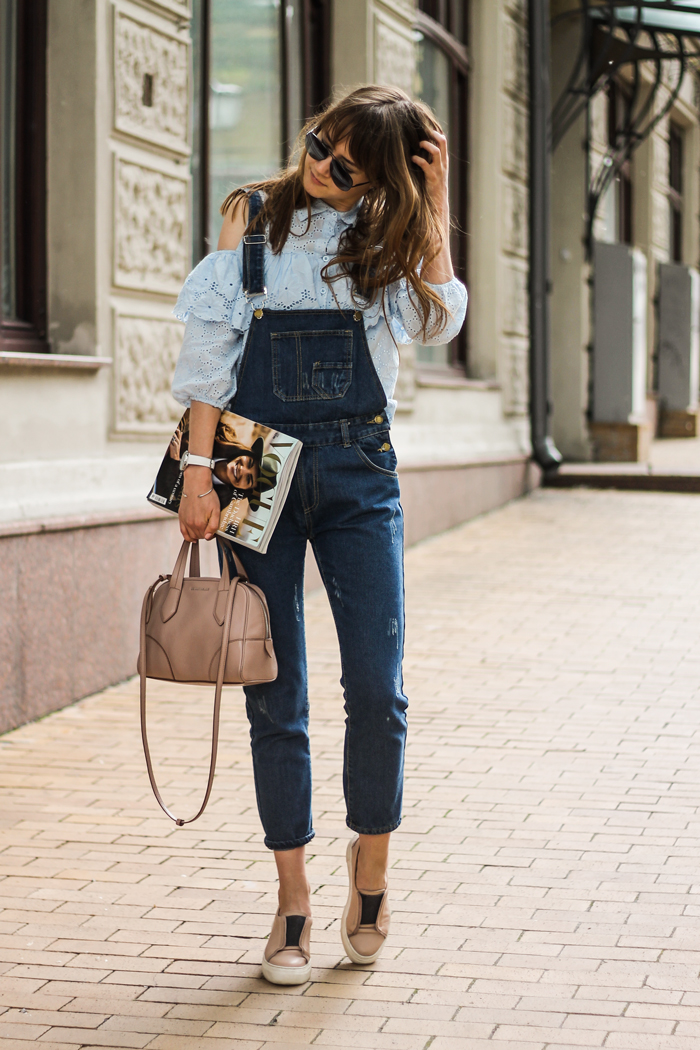 Mannequin Parade Open Shoulders and Denim