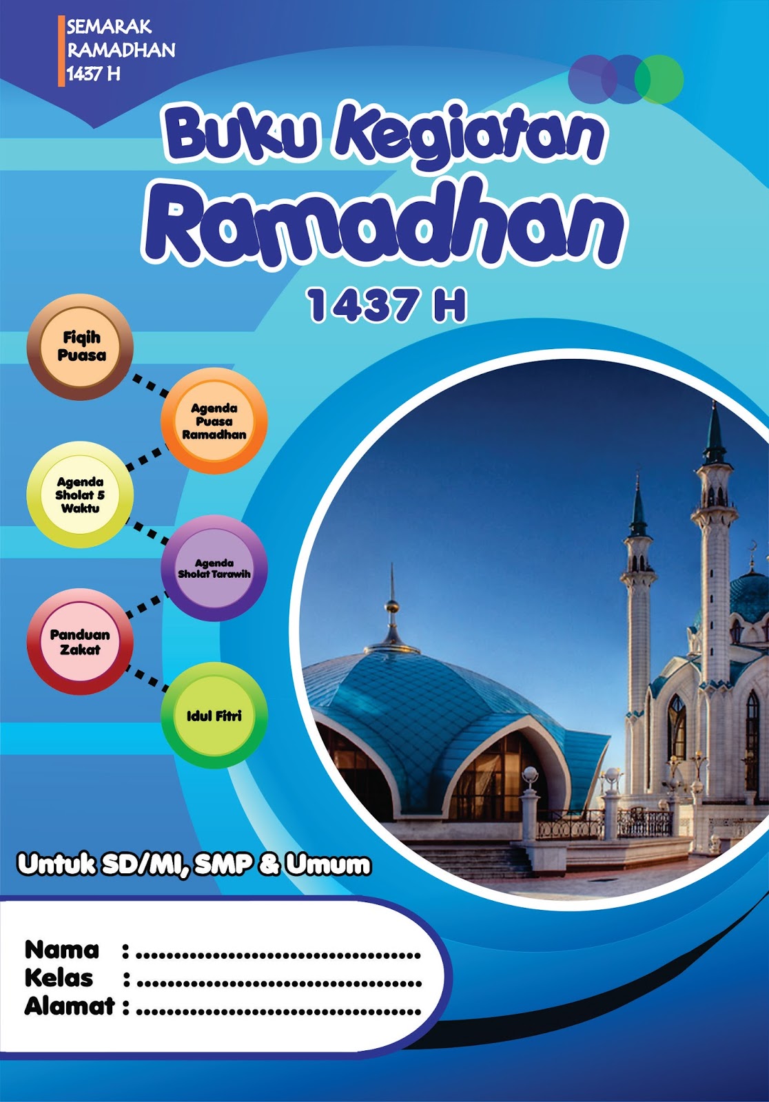 Buku Kegiatan Ramadhan 1437H Jasa Cetak Buku Kegiatan