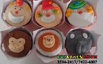 Cupcakes personalizados do tema Circo