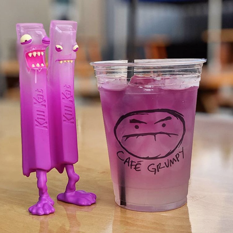 SDCC Andrew Bell Purple Drank Kill Kat Evil Wafers Vinyl Figure Pre Sale