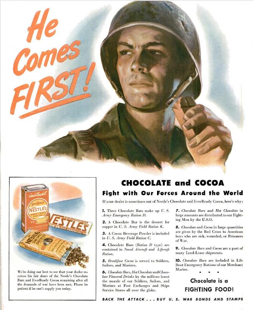 Dying for Chocolate: Memorial Day 1943: Chocolate is a Fighting Food ...