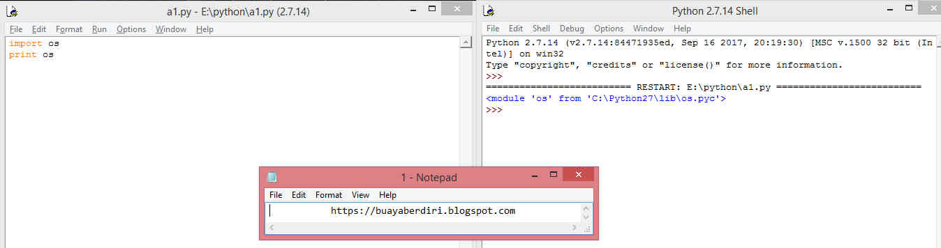 44.Belajar Bersama Python | Import OS Module Python