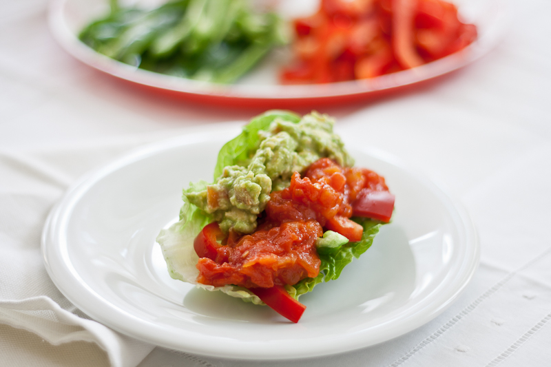 Fajitas de pollo sin tortilla Tengo un horno y sé cómo usarlo