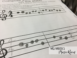 Composing in the Music Room: Great ideas for your music lessons to easily have students compose! 