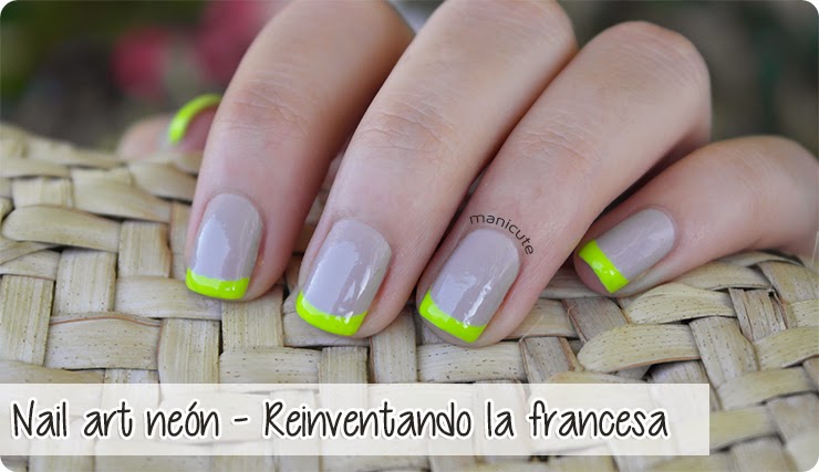 manicura francesa bicolor fluor