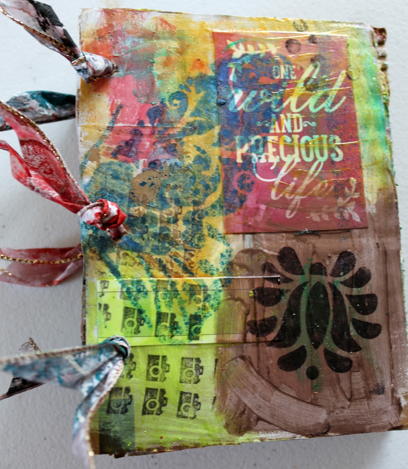 Using Washi Tape in My Art Journal - Carolyn Dube