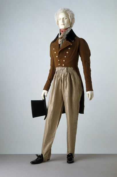 Costume Diaries: Striped Victorian trousers.