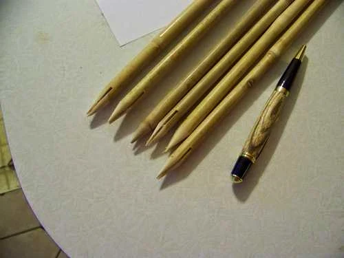 "Como hacer flechas con bambú11"