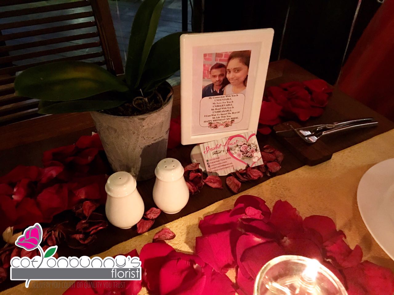 Candle Light Dinner Feringgi Garden PENANG CottonBunnys Florist