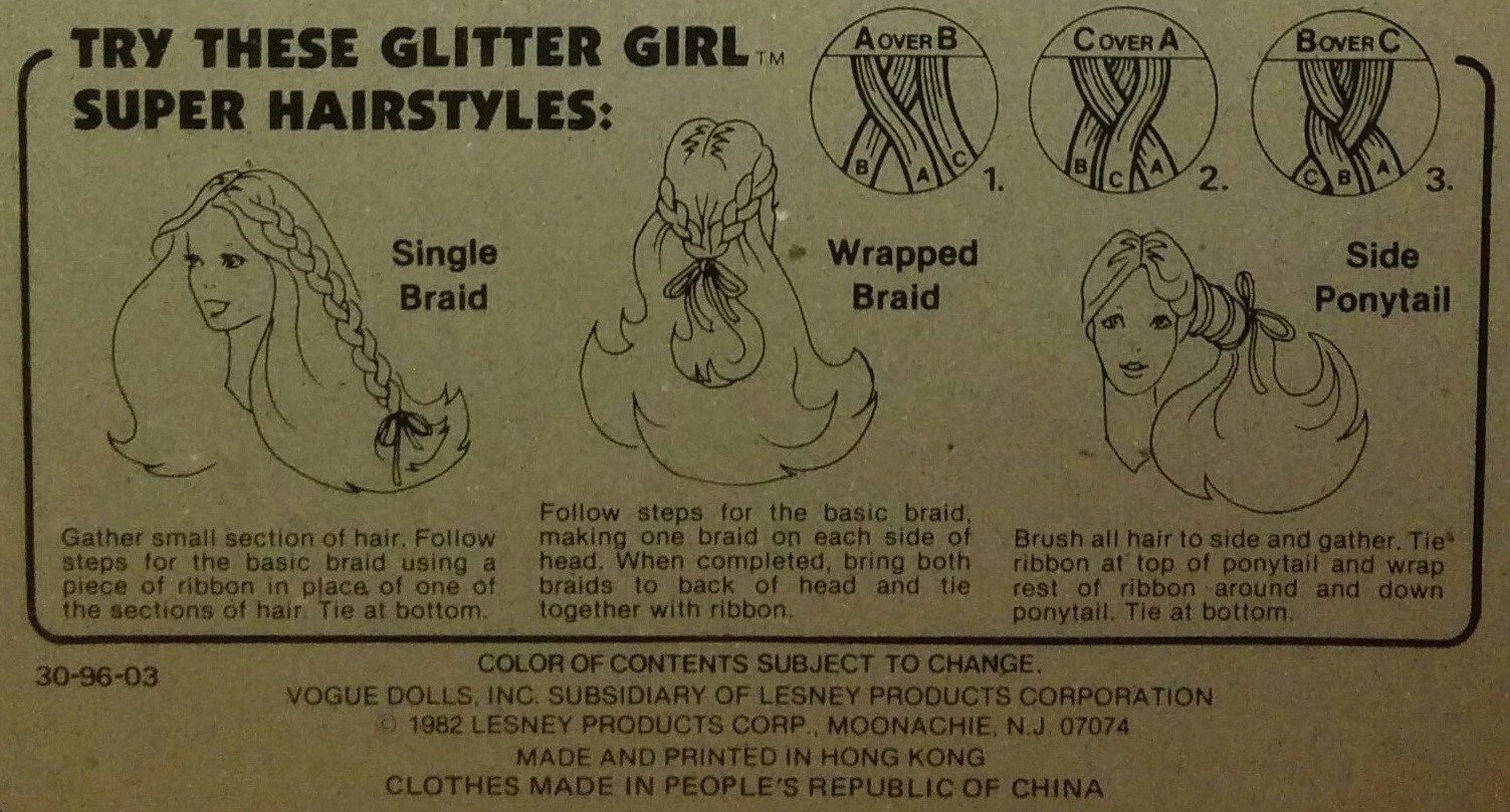 Vintage topper dawn/glitter girls dolls "GLITTER GIRL" "GLITTER DREAM"
