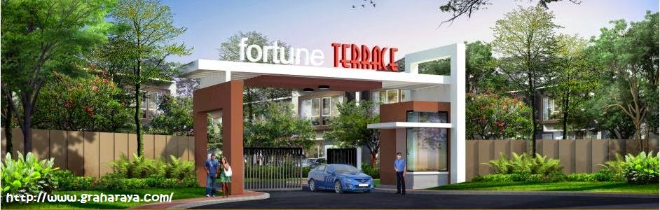 Pintu Gerbang Cluster Fortune Terrace Graha Raya Bintaro, Perumahan Baru di Tangerang