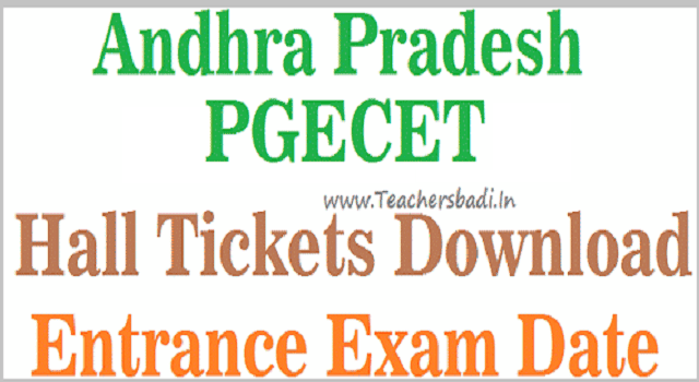 AP PGECET 2017 Hall Tickets, APPGECET Exam dates AP PGECET Hall Tickets, APPGECET Exam dates, APPGECET Admit cards