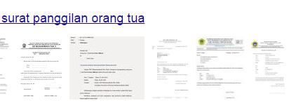 10+ Contoh Surat Panggilan Orang Tua Pictures