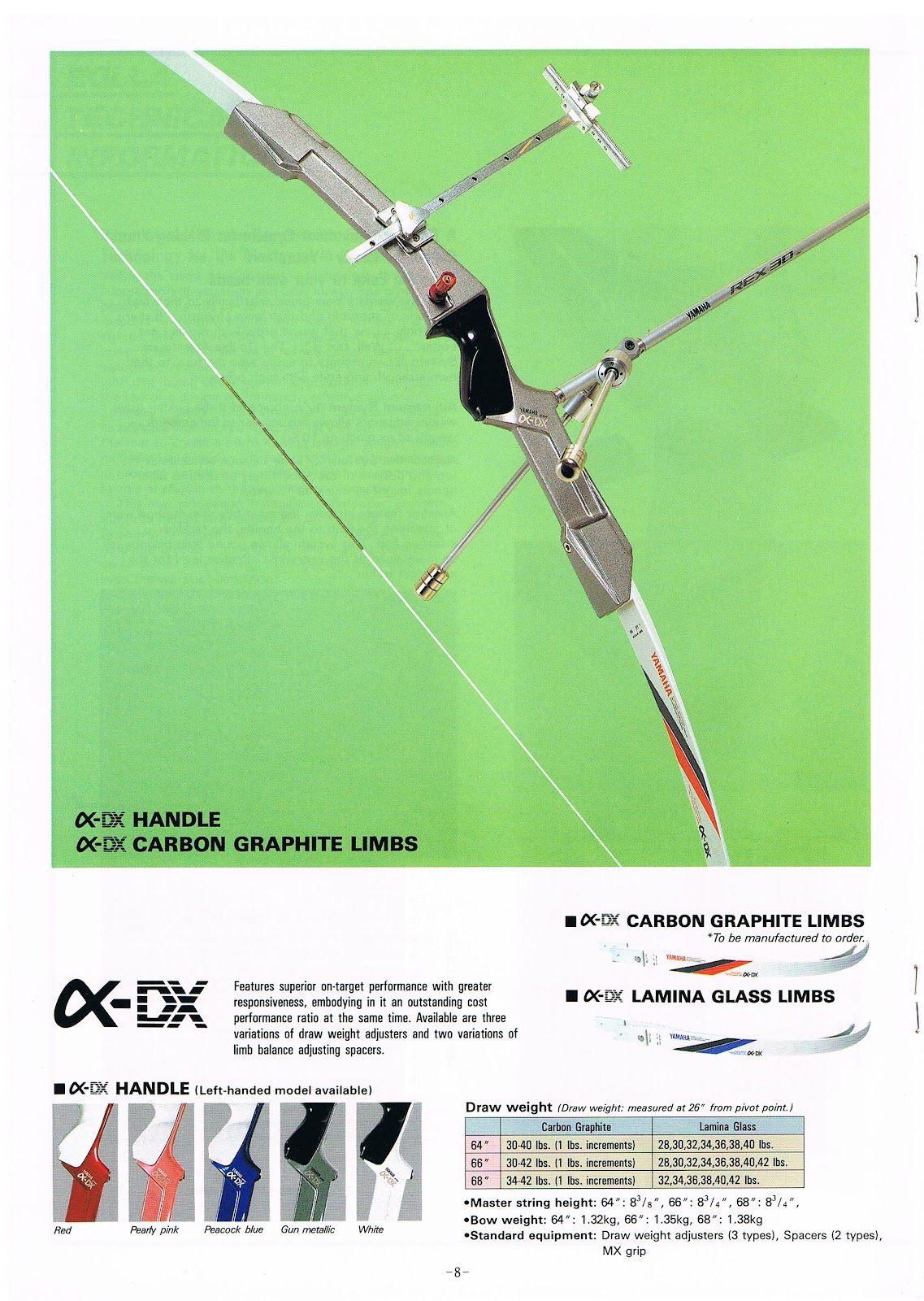 斗室練箭 archerking.blogspot.hk 1992 Yamaha Archery Catalogue