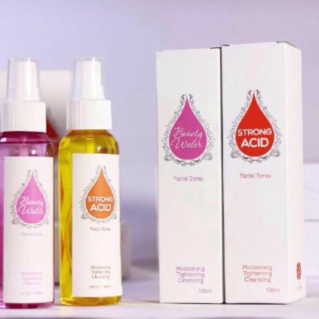 strong acid beauty water