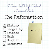 From the High School Lesson Book - Halloween and Reformation Day on Homeschool Coffee Break @ kympossibleblog.blogspot.com
