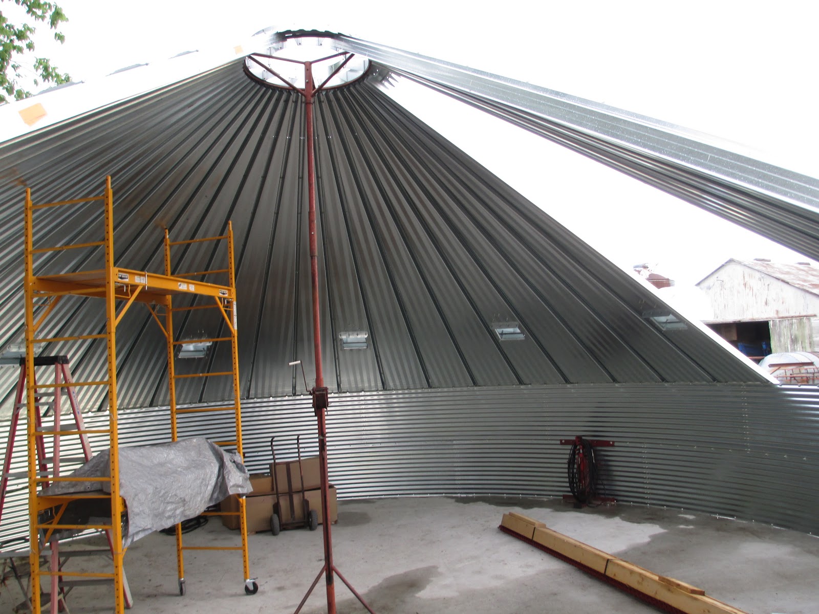 HoelscherFarms Grain Bin Roof