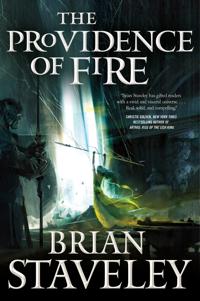 a Fantasy Reader Brian Staveley's The Providence of Fire cover art