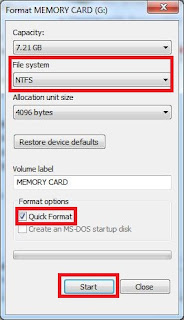 Format SD Card Format SD Card