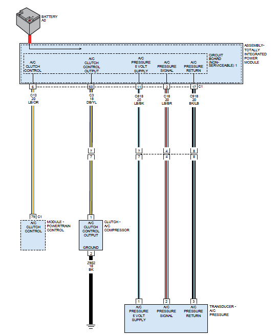 P0532 A/C Pressure sensor circuit low - Obd2-code