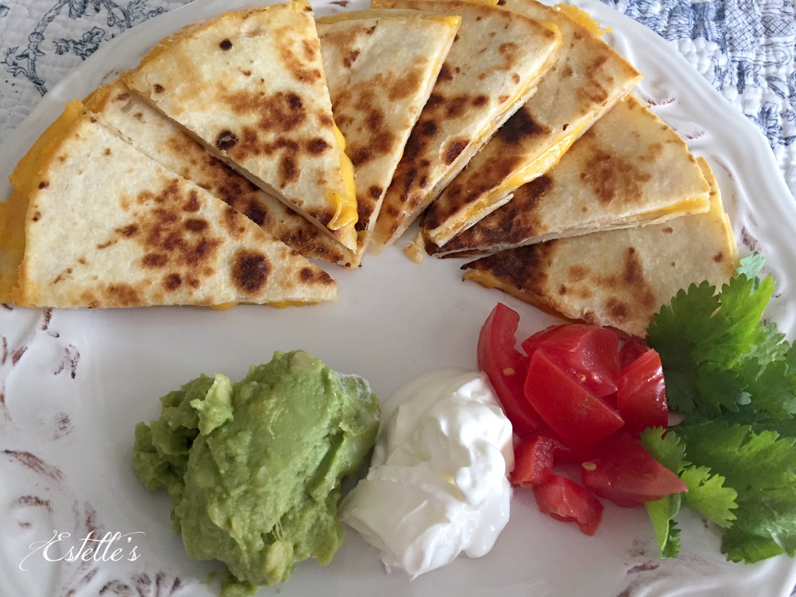 Estelle's CHEESE QUESADILLAS