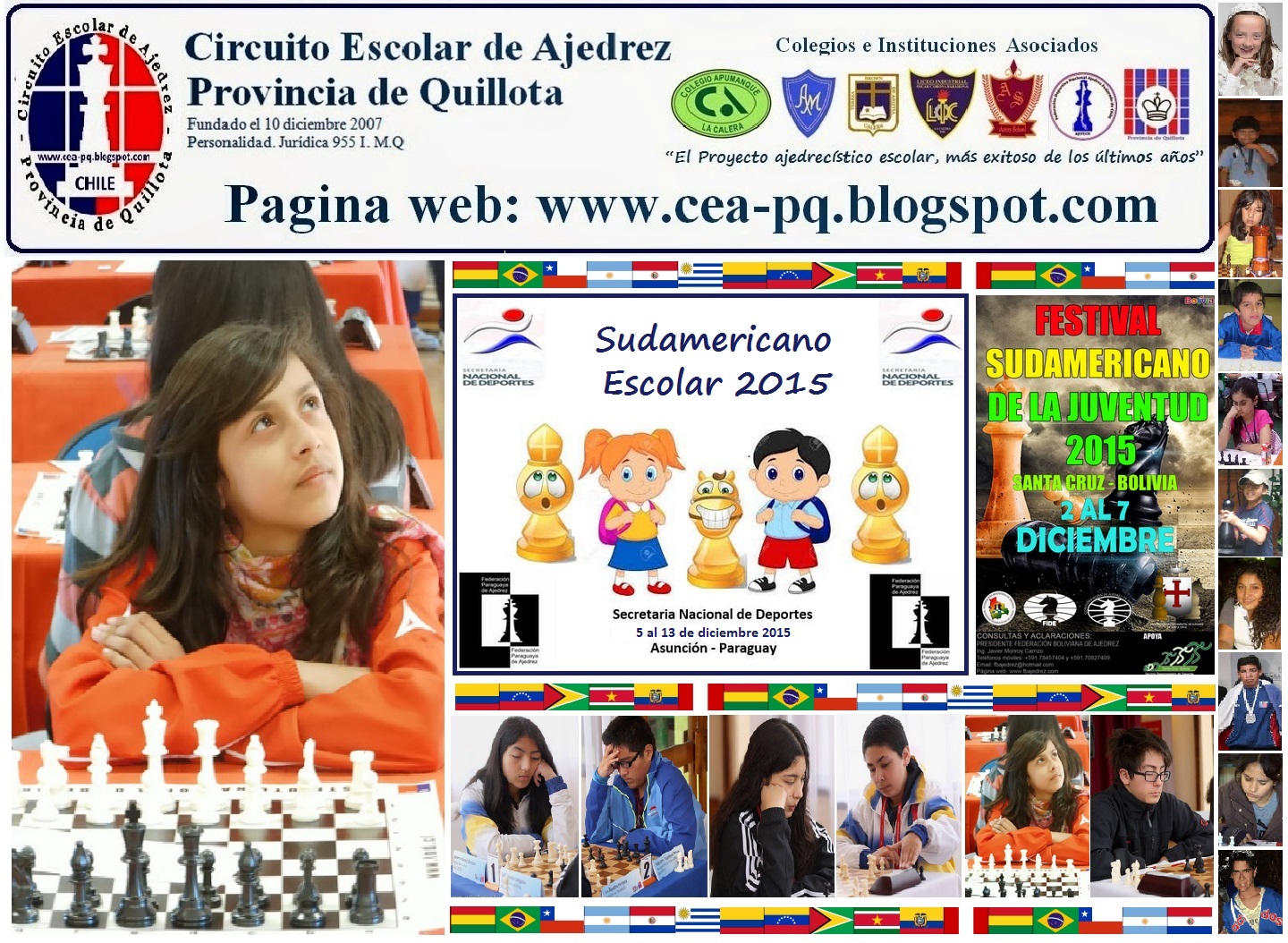 SUDAMERICANO ESCOLAR (Paraguay) SUDAMERICANO FEDERADOS (Bolivia) 2015