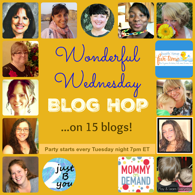 Wonderful Wednesday Blog Hop hosted on 15 blogs - come early! We start every Tuesday night at 7pm ET! link party, blog hop, linkup