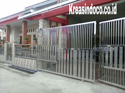 10 model Terbaru Pagar Besi Satinless Minimalis