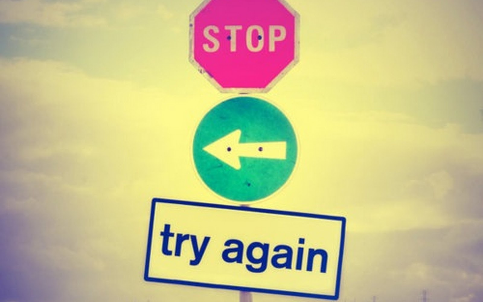 Go back and try again. Go back and try again