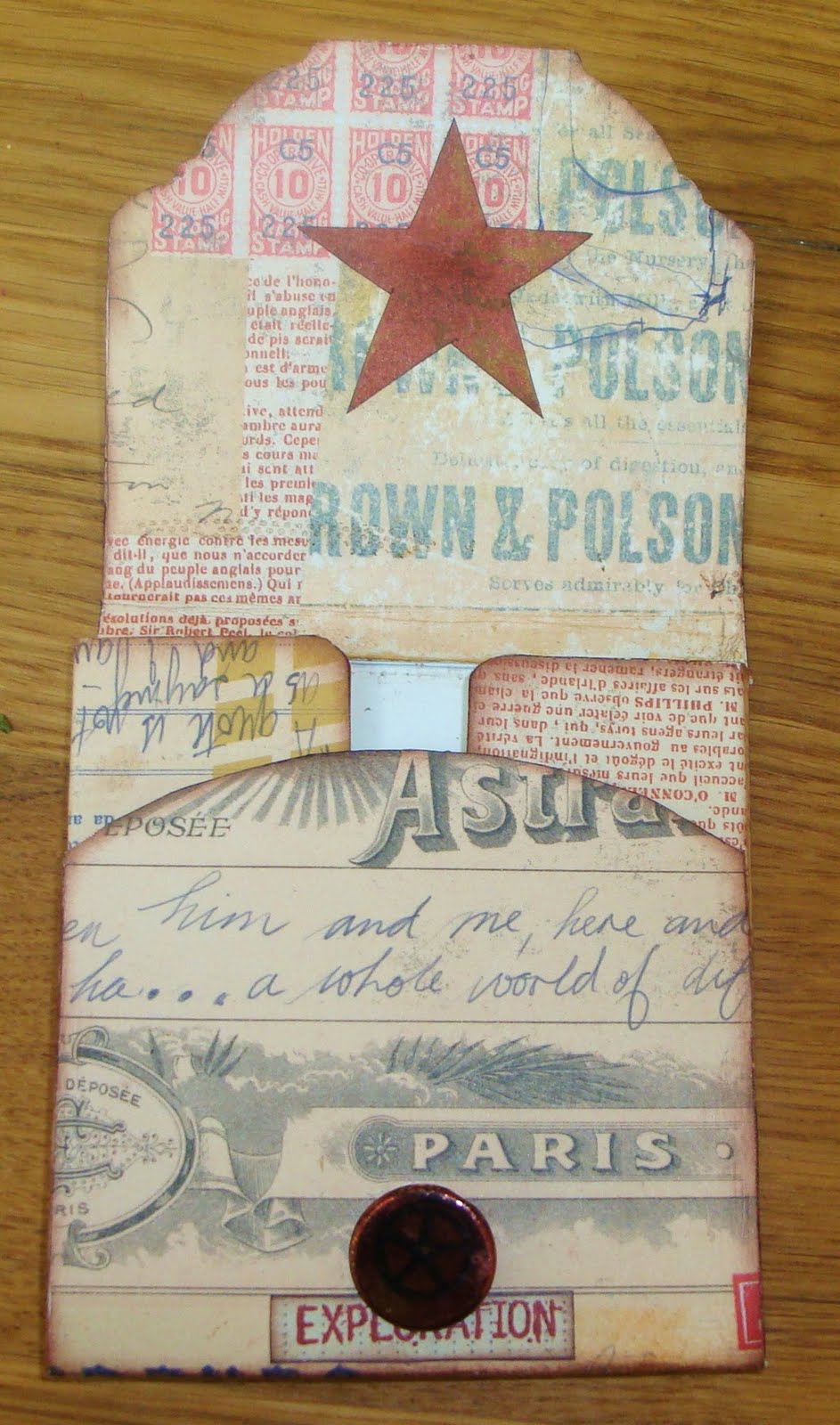 Snazzy's Design Team Blog: DT Project #4 ....Note-card holder
