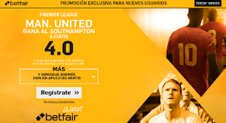 betfair Man. United gana Southampton supercuota 4 Premier League 19 agosto betfair Man. United gana Southampton supercuota 4 Premier League 19 agosto