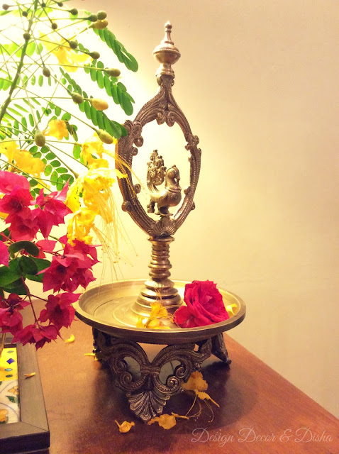 Brass Lamps Diwali Decor Ideas