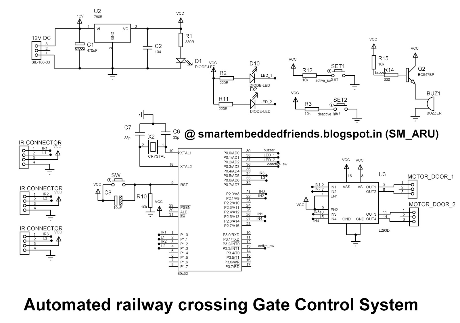 Shri Embedded Projects: Smart automatic railway crossing gate control