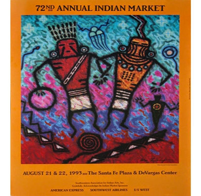 Roscoe Pond Santa Fe Indian Market 2014 At Santa Fe New Mexico Roscoe Pond Santa Fe Indian Market 2014 At Santa Fe New Mexico
